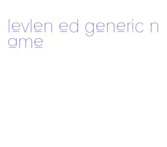 levlen ed generic name