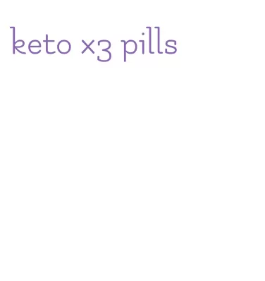 keto x3 pills