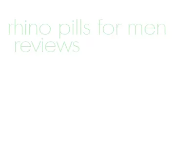 rhino pills for men reviews