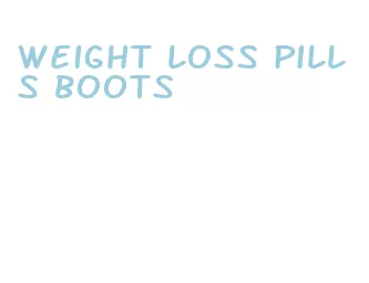 weight loss pills boots