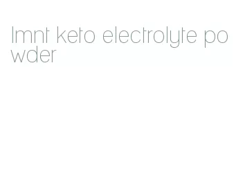 lmnt keto electrolyte powder