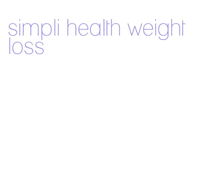 simpli health weight loss