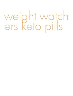 weight watchers keto pills