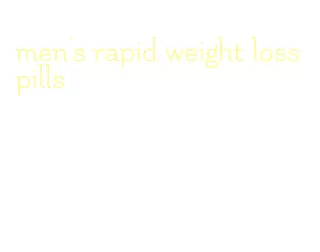 men's rapid weight loss pills