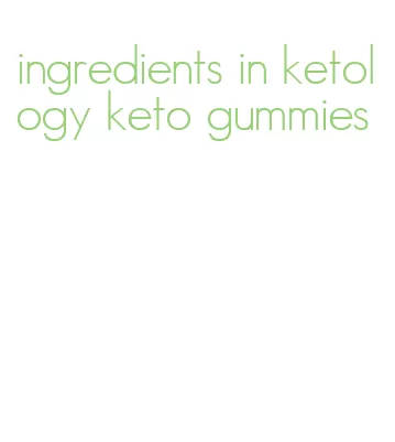 ingredients in ketology keto gummies