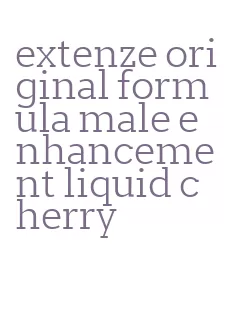 extenze original formula male enhancement liquid cherry