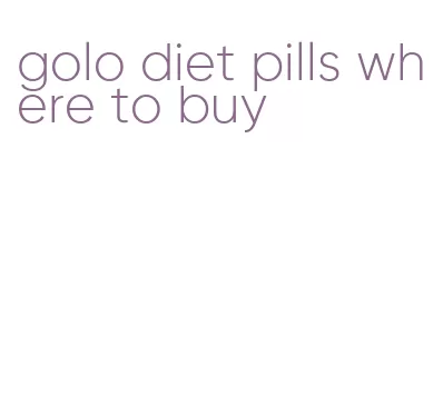 golo diet pills where to buy