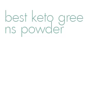 best keto greens powder