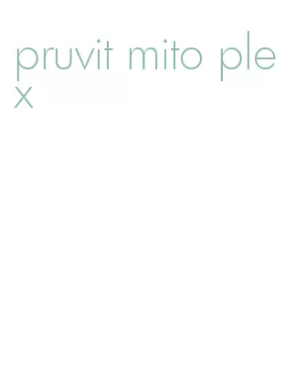 pruvit mito plex