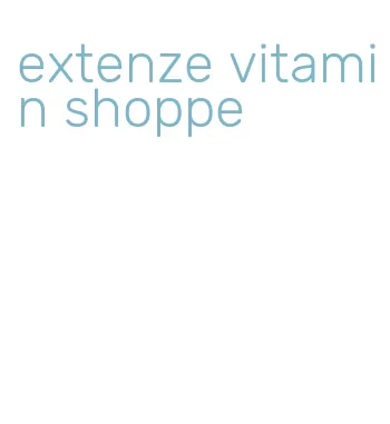 extenze vitamin shoppe