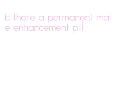 is there a permanent male enhancement pill