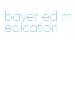 bayer ed medication