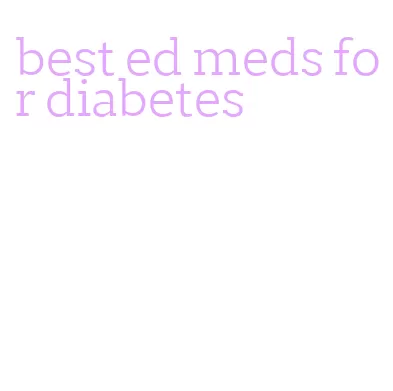 best ed meds for diabetes