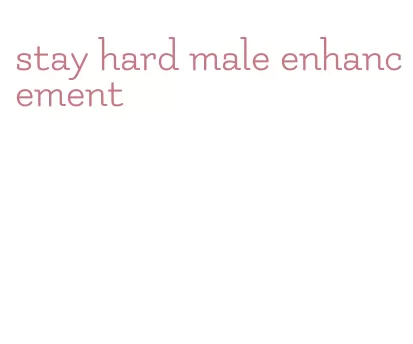stay hard male enhancement