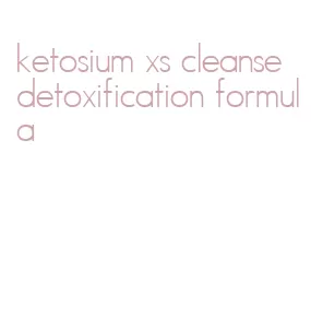 ketosium xs cleanse detoxification formula
