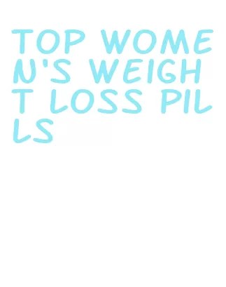 top women's weight loss pills