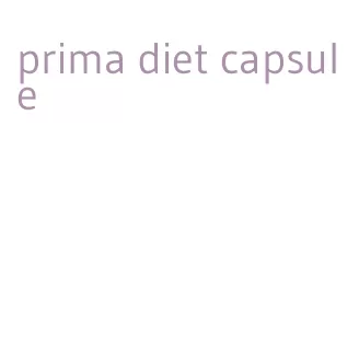 prima diet capsule