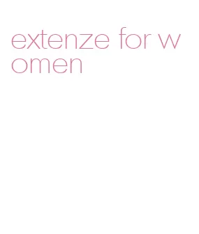 extenze for women