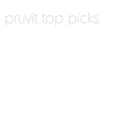 pruvit top picks