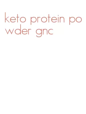 keto protein powder gnc
