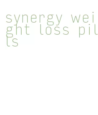 synergy weight loss pills