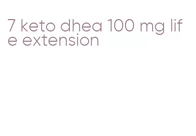 7 keto dhea 100 mg life extension