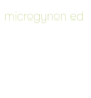 microgynon ed