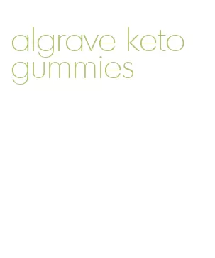 algrave keto gummies