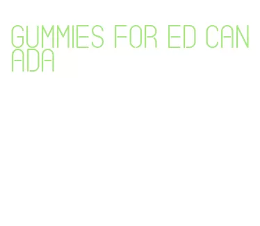 gummies for ed canada