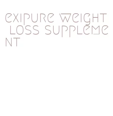 exipure weight loss supplement