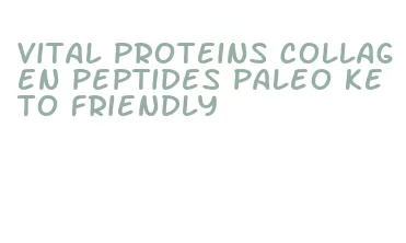 vital proteins collagen peptides paleo keto friendly