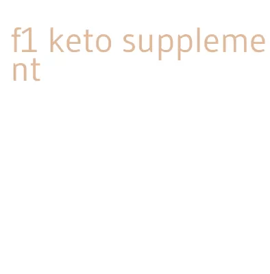 f1 keto supplement