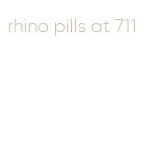 rhino pills at 711