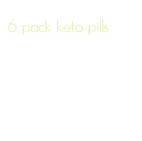 6 pack keto pills