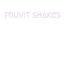 pruvit shakes