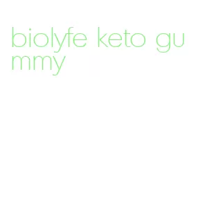 biolyfe keto gummy