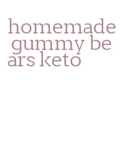 homemade gummy bears keto