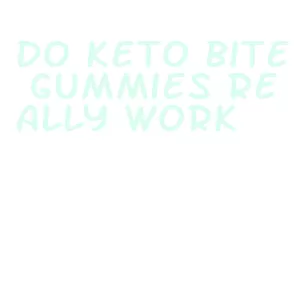 do keto bite gummies really work