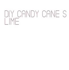 diy candy cane slime