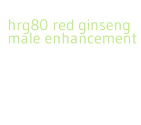 hrg80 red ginseng male enhancement