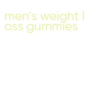 men's weight loss gummies