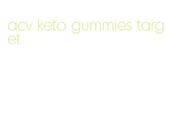 acv keto gummies target