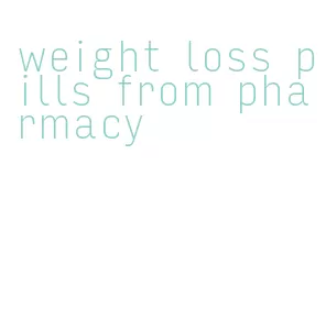 weight loss pills from pharmacy