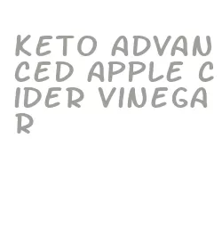 keto advanced apple cider vinegar