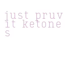 just pruvit ketones
