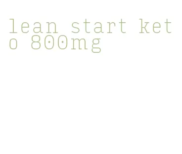 lean start keto 800mg