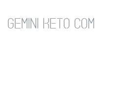 gemini keto com