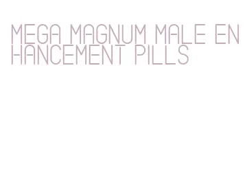 mega magnum male enhancement pills