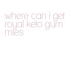 where can i get royal keto gummies