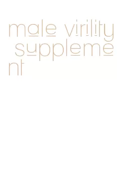 male virility supplement